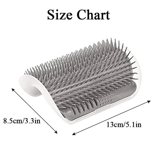 	2-in-1 scratching and massaging toy for cats