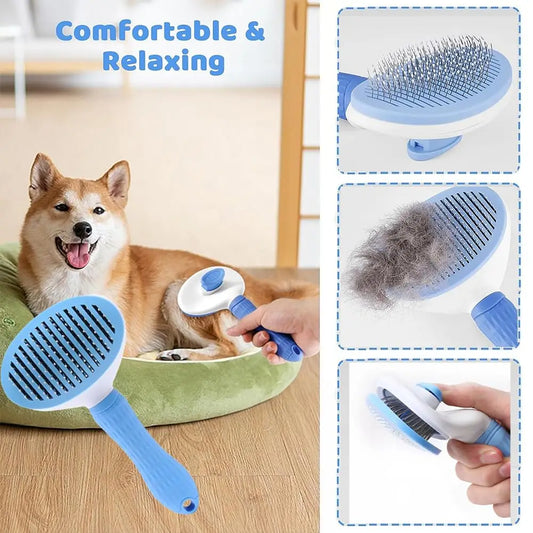	7-piece grooming kit for cats and dogs with nail clippers